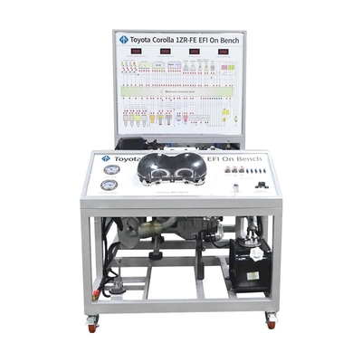 Petrol Engine Automotive Training And Teaching Equipment with Mobile Caster